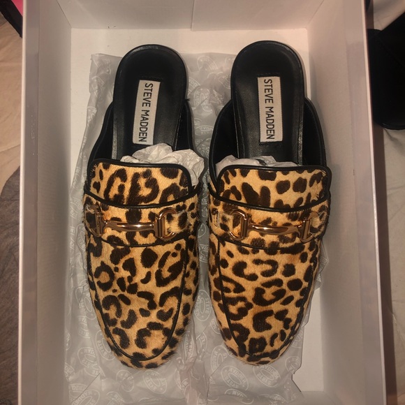 Steve Madden leopard loafers - Picture 1 of 3